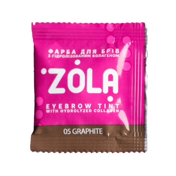 ZOLA Eyebrow Tint With Collagen 05 Graphite 5ml.