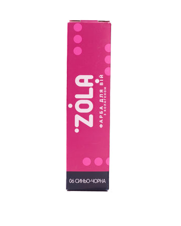 ZOLA Eyebrow Tint With Collagen 06 Blue-black 15ml.