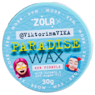 ZOLA Viktorina Vika Eyebrow Wax 30 gr Paradise Wax with Vitamin E and Argan Oil