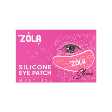 ZOLA Multiuse silicone patches for eyes (1 pair) (Raspberry)
