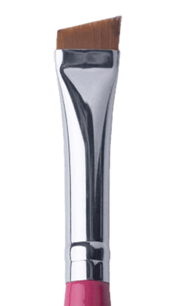 ZOLA Narrow beveled brush 01br Raspberry