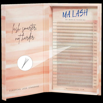 900 Premade 3D fans lash extensions MIX 8-15mm by MA LASH