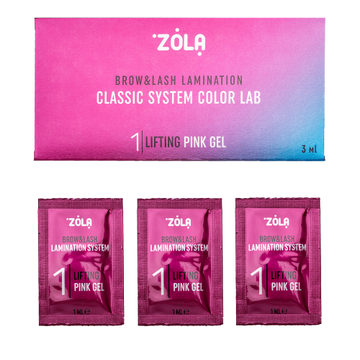 ZOLA Color Lab Set in Sachet 01 Lifting Pink Gel (3 x 1 ml)