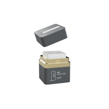 "DARK STORY" GLOSSY TOP WITHOUT UV FILTERS, NOT STICKY, 30ML -HELLO