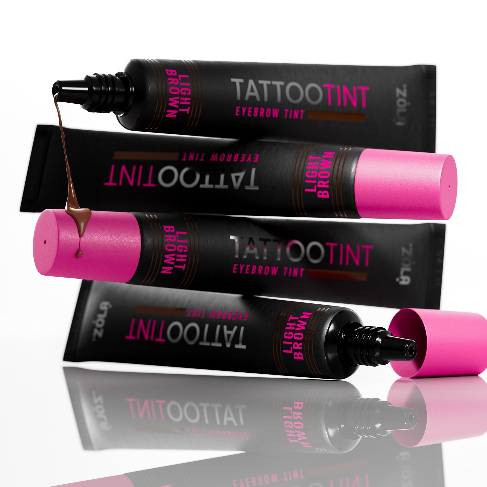 Tattoo TINT LIGHT BROWN . A UNIQUE MIMETIC DIRECT-ACTION COLORANT WITH A PH OF 5.5 AND A TATTOO EFFECT