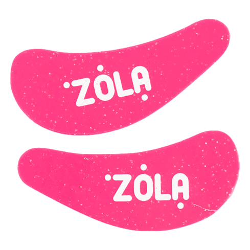ZOLA Multiuse silicone patches for eyes (1 pair) (Raspberry)