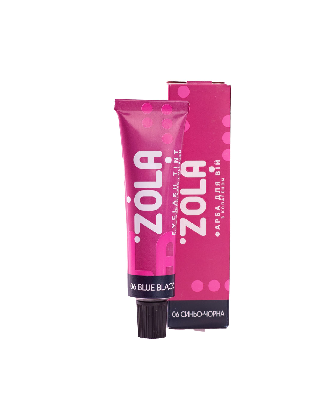 ZOLA Eyebrow Tint With Collagen 06 Blue-black 15ml.