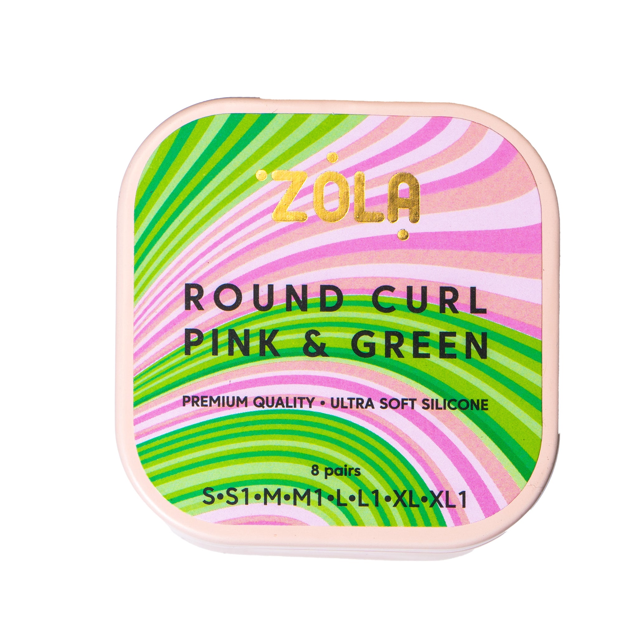 Pinky Shiny Pads  or Round Curl Pink & Green!