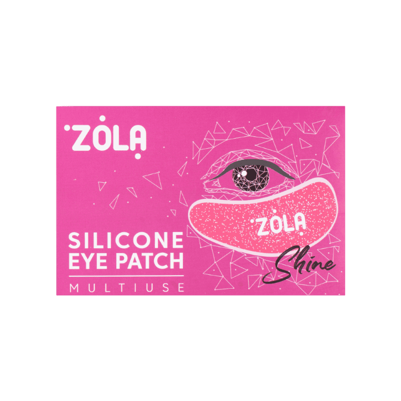 ZOLA Multiuse silicone patches for eyes (1 pair) (Raspberry)
