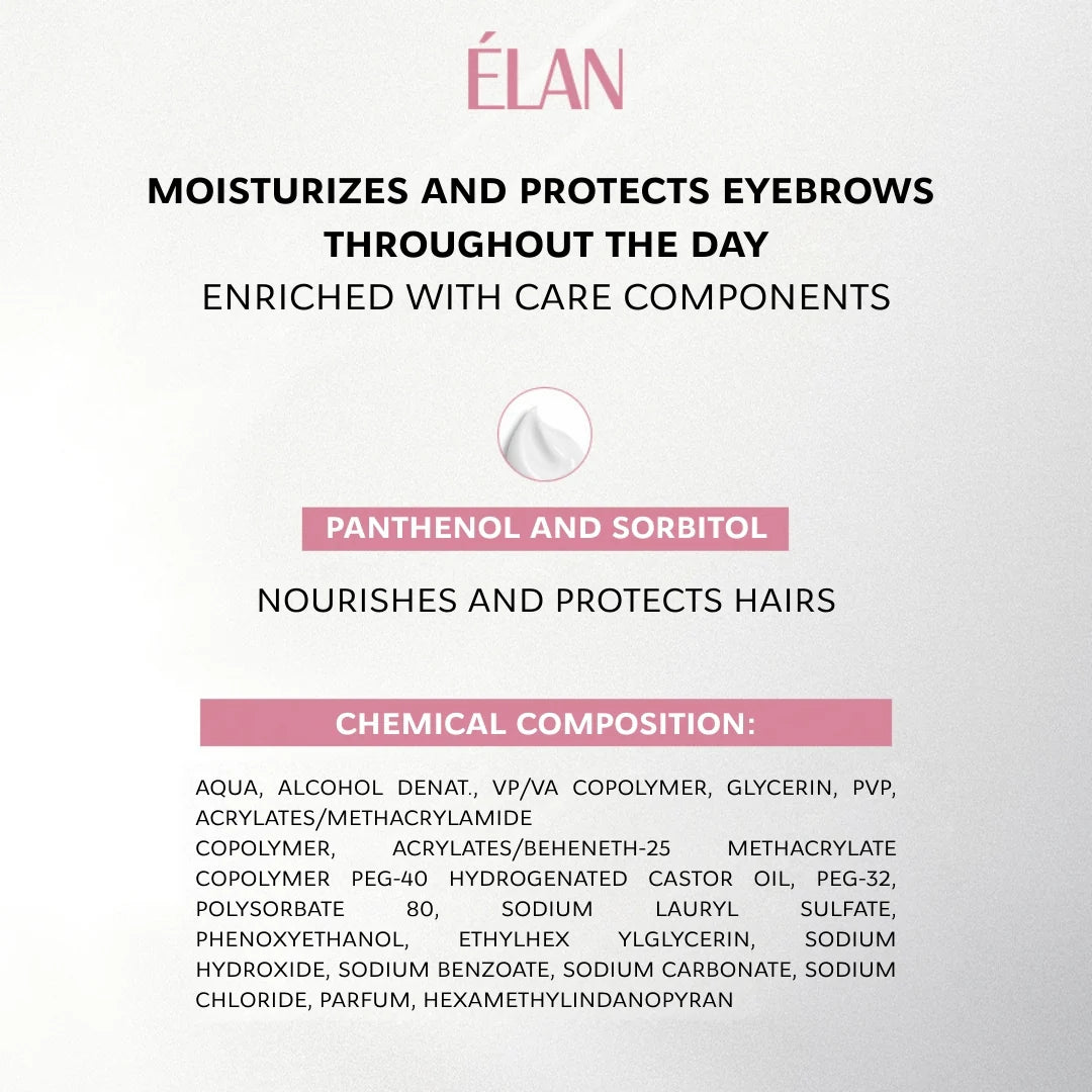 «BROW LOCK» Strong Hold Brow Styling Gel