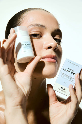 ZOLA X MAKAREVICH DEEP CLEANSING SHAMPOO FOR BROWS & LASHES INTENSE BROW WASH 30 ML.