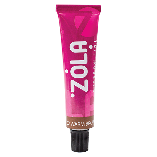 ZOLA Eyebrow Tint With Collagen -02-warm-brown-15ml