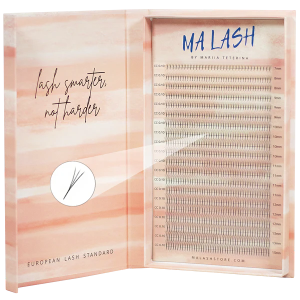 1200 Premade fans 5D lash extensions MIX 8-15mm by MA LASH